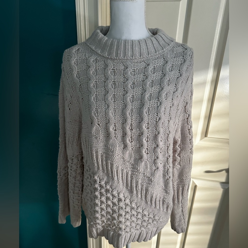 Soft Surroundings gray pullover sweater XL